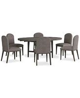 Griffith 7 Pc. Round Dining Set (Table & 6 Side Chairs), Created for Macy's