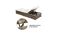 Slickblue Outdoor Leisure Rattan Pool Bed – Stylish and Comfortable Furniture for Relaxation