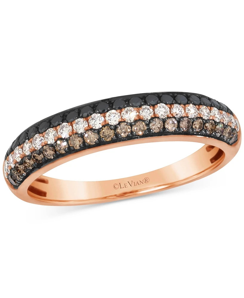 Le Vian Diamond Band Ring (1/2 ct. t.w.) in 14k Rose Gold