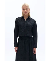 Nocturne Women's Bead Embellished Shirt