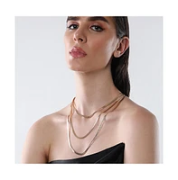 Sohi Women's The Snakechain Multi-Layer Necklace