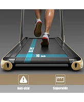 2.25HP 2-in-1 Folding Treadmill – App, Speaker & Remote