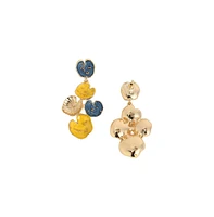 Sohi Women's The Lilypad Drop Earrings