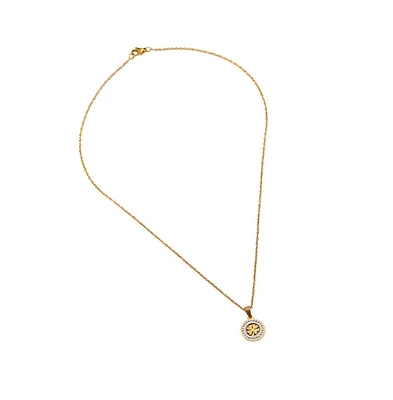 Sohi Women's The Clover Pendant Necklace