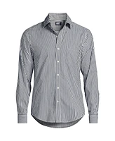 Lands' End Men's Traditional Fit Long Sleeve Travel Kit Shirt