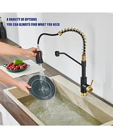 Flynama Pull out Touchless Single Handle Kitchen Faucet with MotionSense