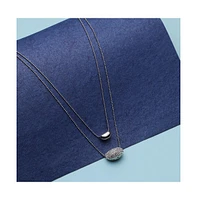 Sohi Women's Bling Bean Multi-Strand Necklace