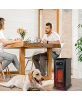 LifeSmart 1500W Portable 21" Electric Infrared Quartz Tower Space Heater, Indoor