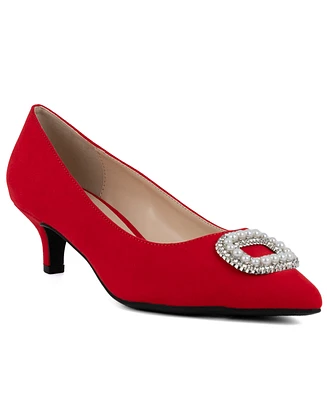 Jones New York Women's Charmer Kitten Heel Dress Pumps