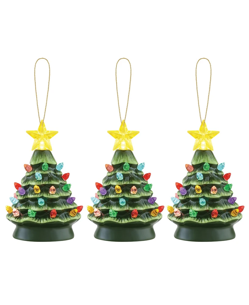 Mr. Christmas 5" Nostalgic Ceramic Tree Ornaments