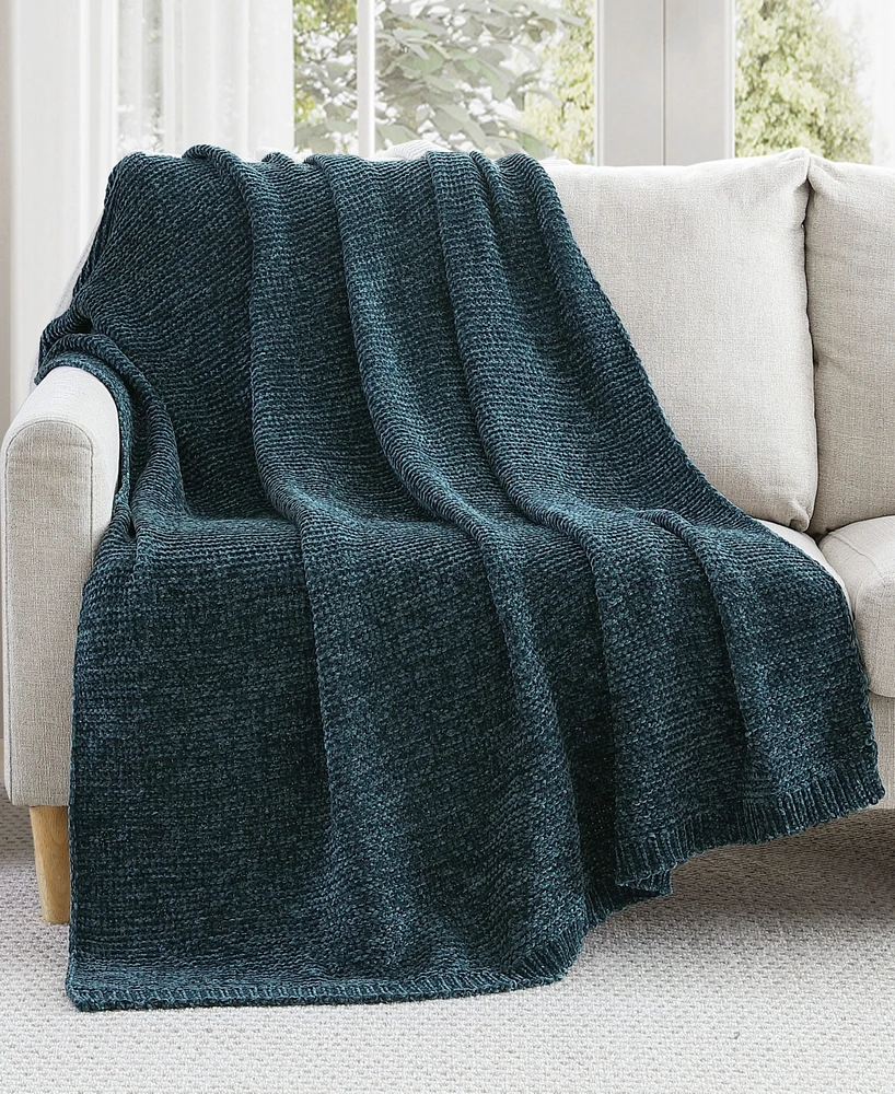 French Connection Eloise Lurex Chenille Throw, 50" x 70"