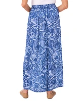 Vince Camuto Women's Paisley-Print Wide-Leg Drawstring Pants