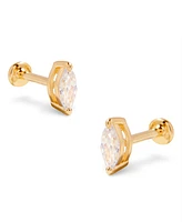 brook & york Zola Marquise Flat Back Earring