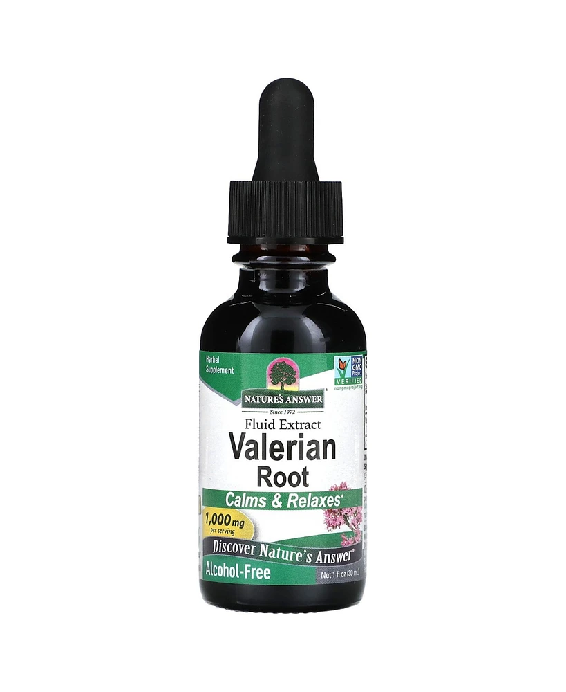 Nature's Answer Valerian Root Alcohol Free 1 000 mg