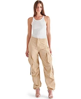 Steve Madden Women's Kaira Bungee-Cord Cargo Pants