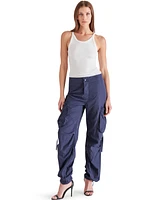 Steve Madden Women's Kaira Bungee-Cord Cargo Pants