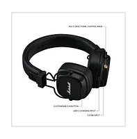 Marshall Major V Wireless On-Ear Headphones - Black