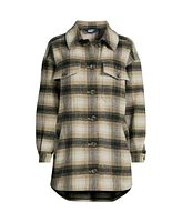 Lands' End Women's Menswear Shirt Jacket