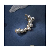 Sohi Women's The Pearl Cuff Earring Cuff Earrings