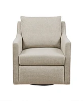 Martha Stewart Collection 30" Wood Christian Wide Swivel Armchair