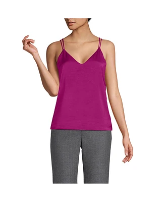 Lands' End Women's Satin Vneck Camisole