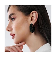 Sohi Women's The Jingle Hoop Earrings