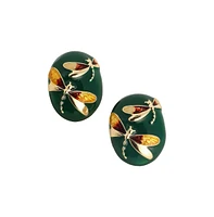 Sohi Women's The Dragonfly Stud Earrings