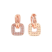 Sohi Women's The Charm Huggie Hoop Earrings