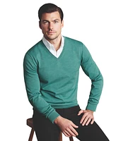 Charles Tyrwhitt Men's Pure Merino V Neck Sweater