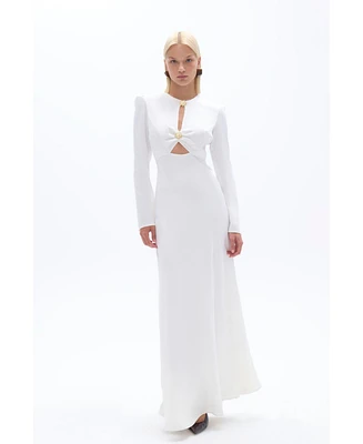 Nocturne Women's Cut-Out Detailed Maxi Dress