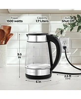 Zulay Kitchen Fast-Boiling Electric Kettle - 1.7L Hot Water Kettle 1500W With Auto Shut-Off