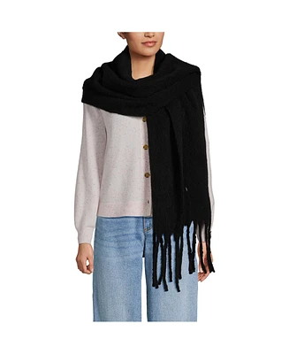 Lands' End Brushed Blanket Scarf