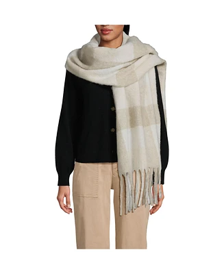 Lands' End Brushed Blanket Scarf