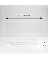 Hiddin Clear View Freestanding Panel Pet Gate