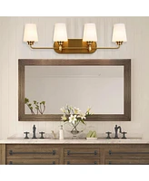 Flynama 4-Light Bathroom Vanity Light with Shade