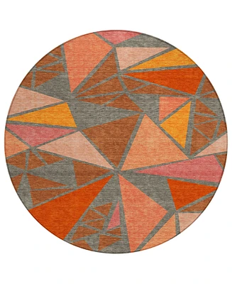 Addison Chantille Machine Washable ACN1039 8'x8' Round Area Rug