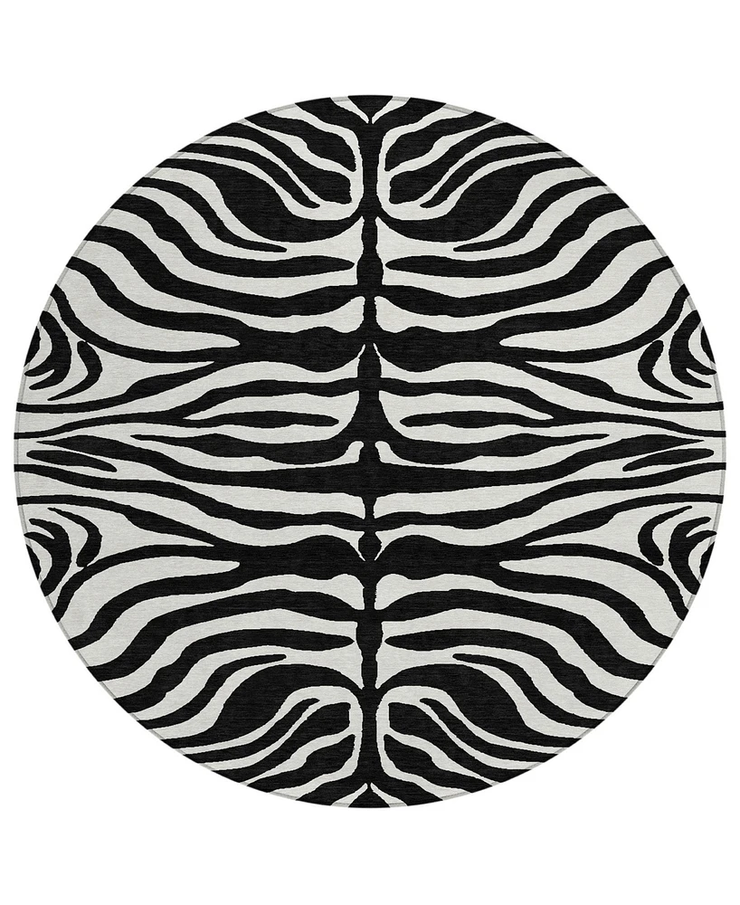 Addison Chantille Machine Washable ACN1042 8'x8' Round Area Rug