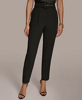 Donna Karan New York Women's Belted Pleated Pants