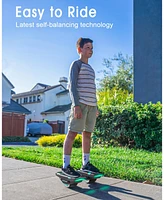 Gyroor Hoverboard Hovershoes-Gyroshoes S300 Electric Hover shoes Hoverboard with Led Lights, UL2272 Certificated Self Balancing Hovershoes for Kids an