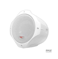 Pyle 8" Marine Wakeboard Tower Speakers - 300W Waterproof, Dual Bullet Style, White (PLMRW85)