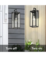 Flynama 1-Light Outdoor Hardwired Wall Sconce with No Bulb Included