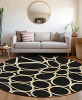 Addison Chantille Machine Washable ACN1041 8'x8' Round Area Rug