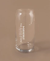 Narbo The Can Hawaii Map Everyday Glassware, Set of 2
