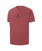 Jordan Men's Red Miami Heat Statement Edition Jumpman Flight Heavyweight T-Shirt