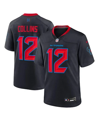 Nike Men's Nico Collins Navy Houston Texans 2nd Alternate Game Jersey