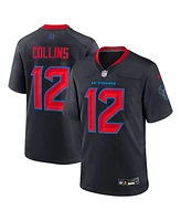 Nike Men's Nico Collins Navy Houston Texans 2nd Alternate Game Jersey