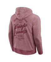 Fanatics Men's Burgundy Washington Commanders Tonal Knit Pullover Hoodie