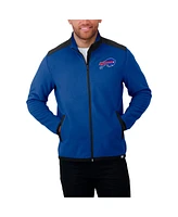 Fanatics Men's Royal Buffalo Bills Color Block Polar Fleece Full-Zip Jacket