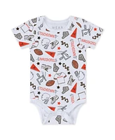 Wear by Erin Andrews Baby Boys and Girls Cleveland Browns Three-Piece Turn Me Around Bodysuits Pant Set