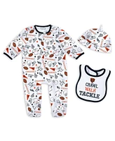 Wear by Erin Andrews Baby Boys and Girls Chicago Bears Sleep Play Set